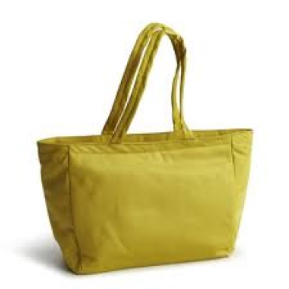 Vera Bradley Nylon Hathaway Tote Bag Golden Olive-NWT